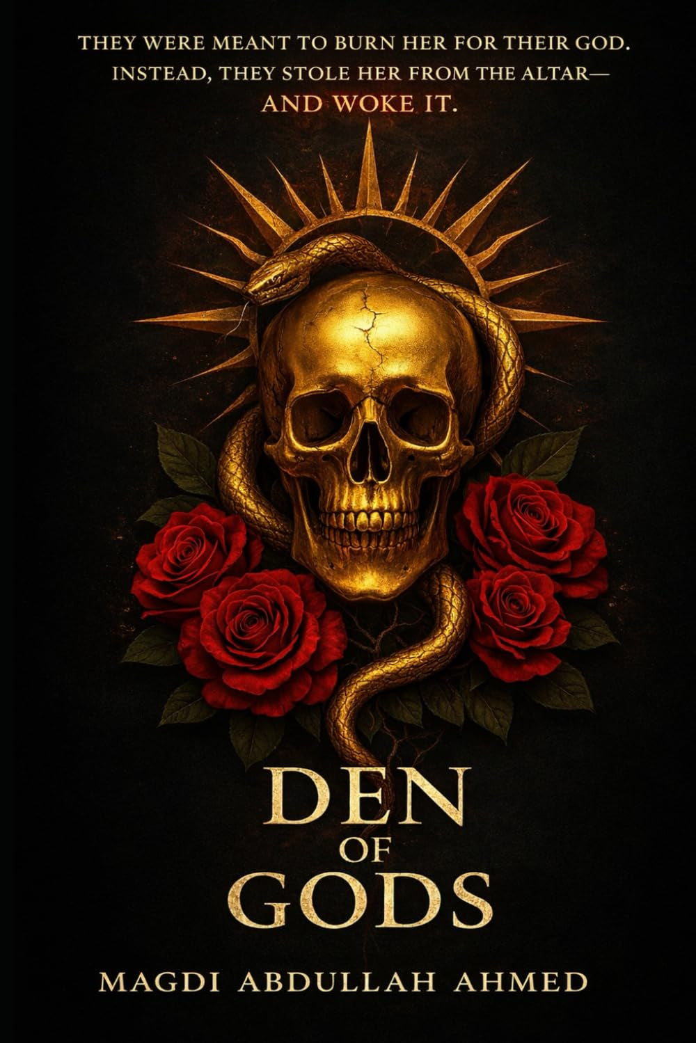 Den of Gods: (Gods of Ruin Saga, Book One): a Dark Romantasy of Sacrifice, Chains, and Three Ruthless Men